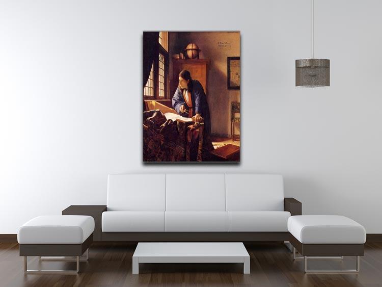 The Geographer by Vermeer Canvas Print or Poster - Canvas Art Rocks - 4