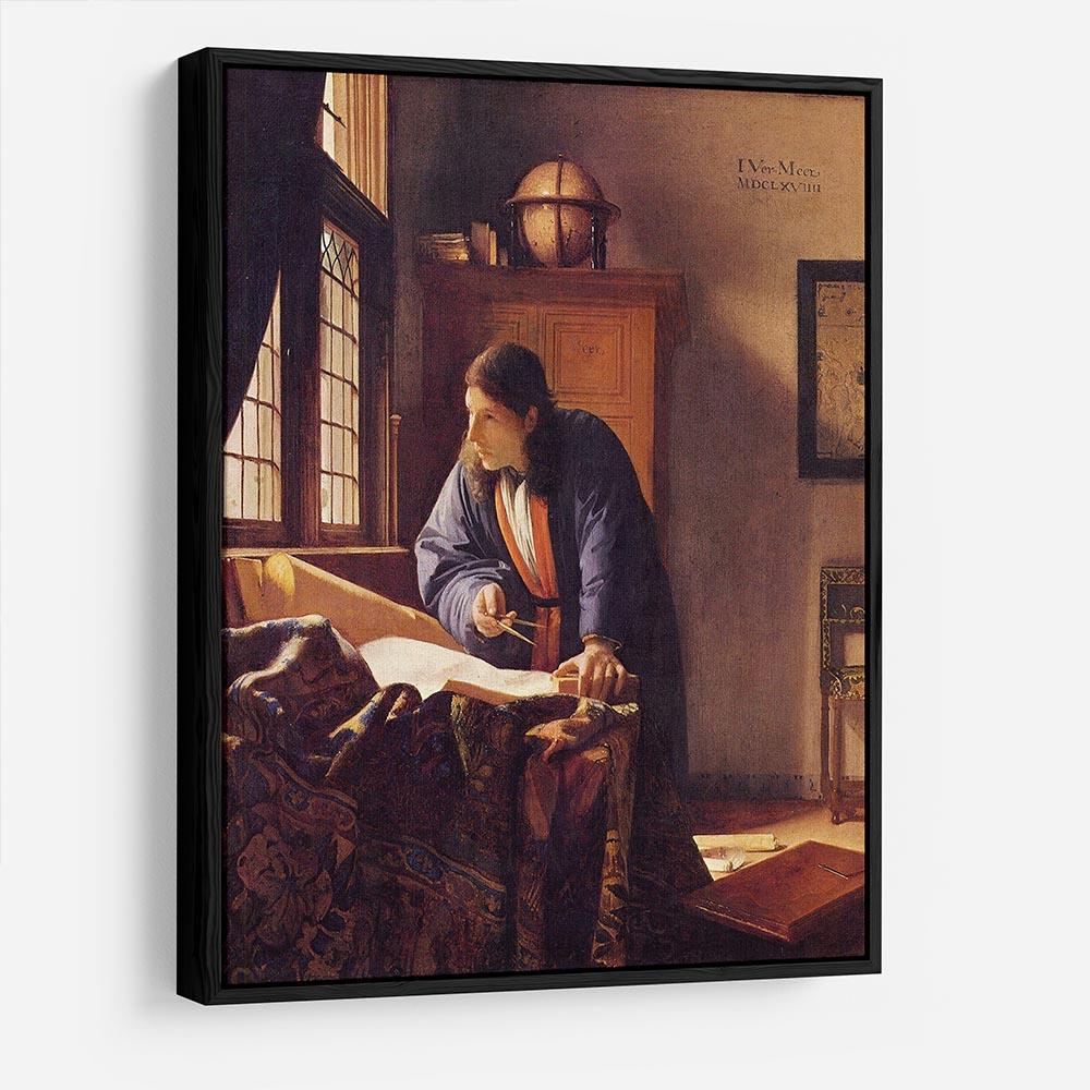 The Geographer by Vermeer HD Metal Print - Canvas Art Rocks - 6