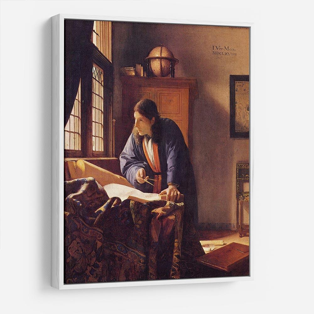The Geographer by Vermeer HD Metal Print - Canvas Art Rocks - 7