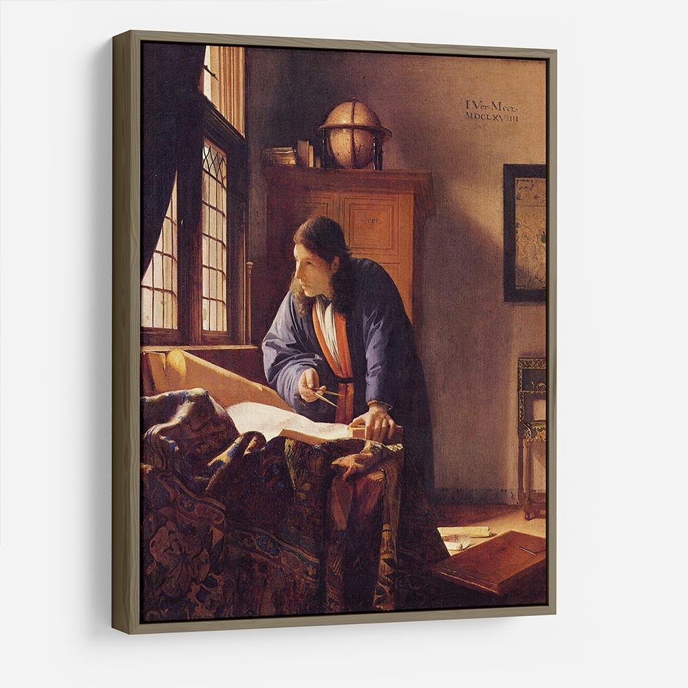 The Geographer by Vermeer HD Metal Print - Canvas Art Rocks - 10