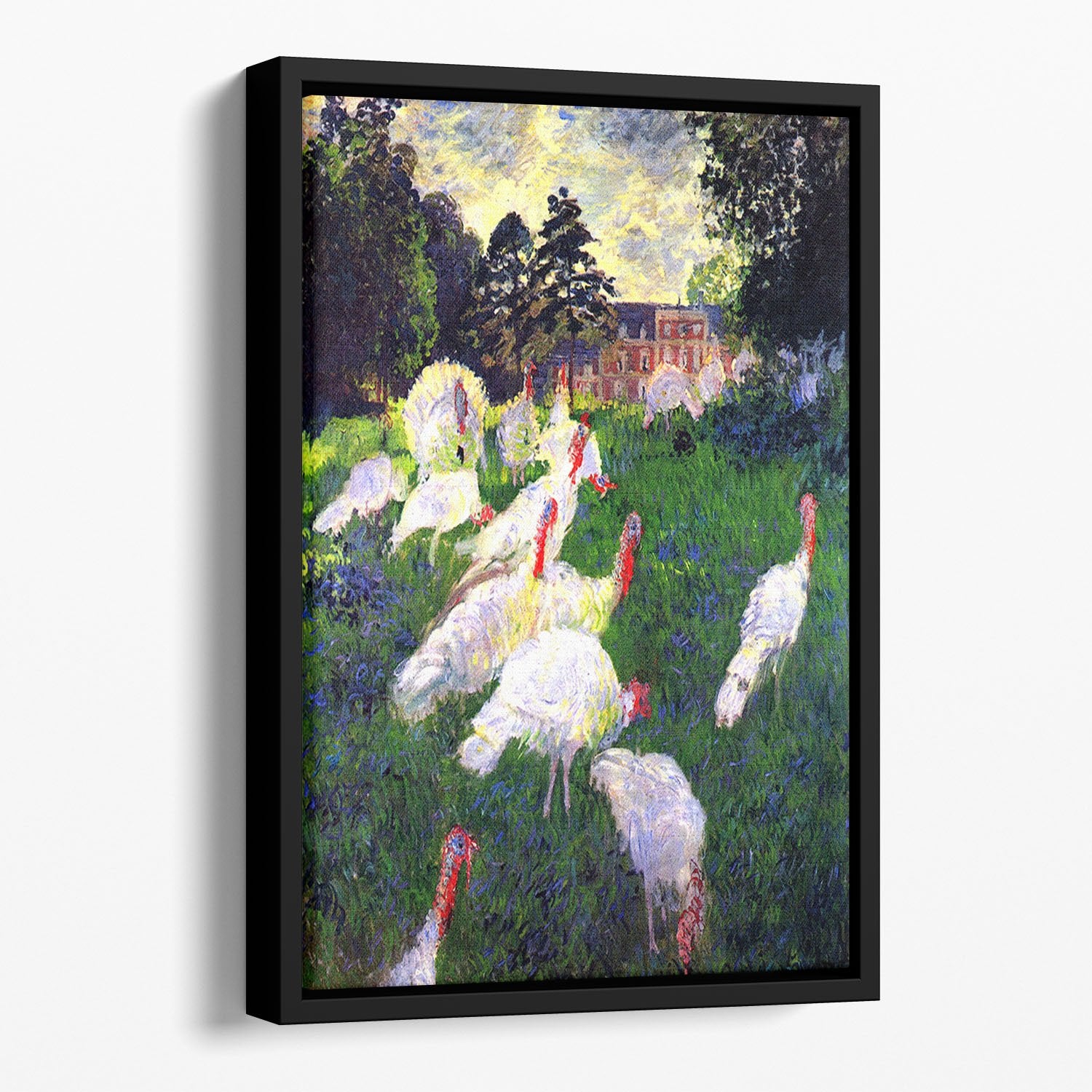 The Gobbler by Monet Floating Framed Canvas