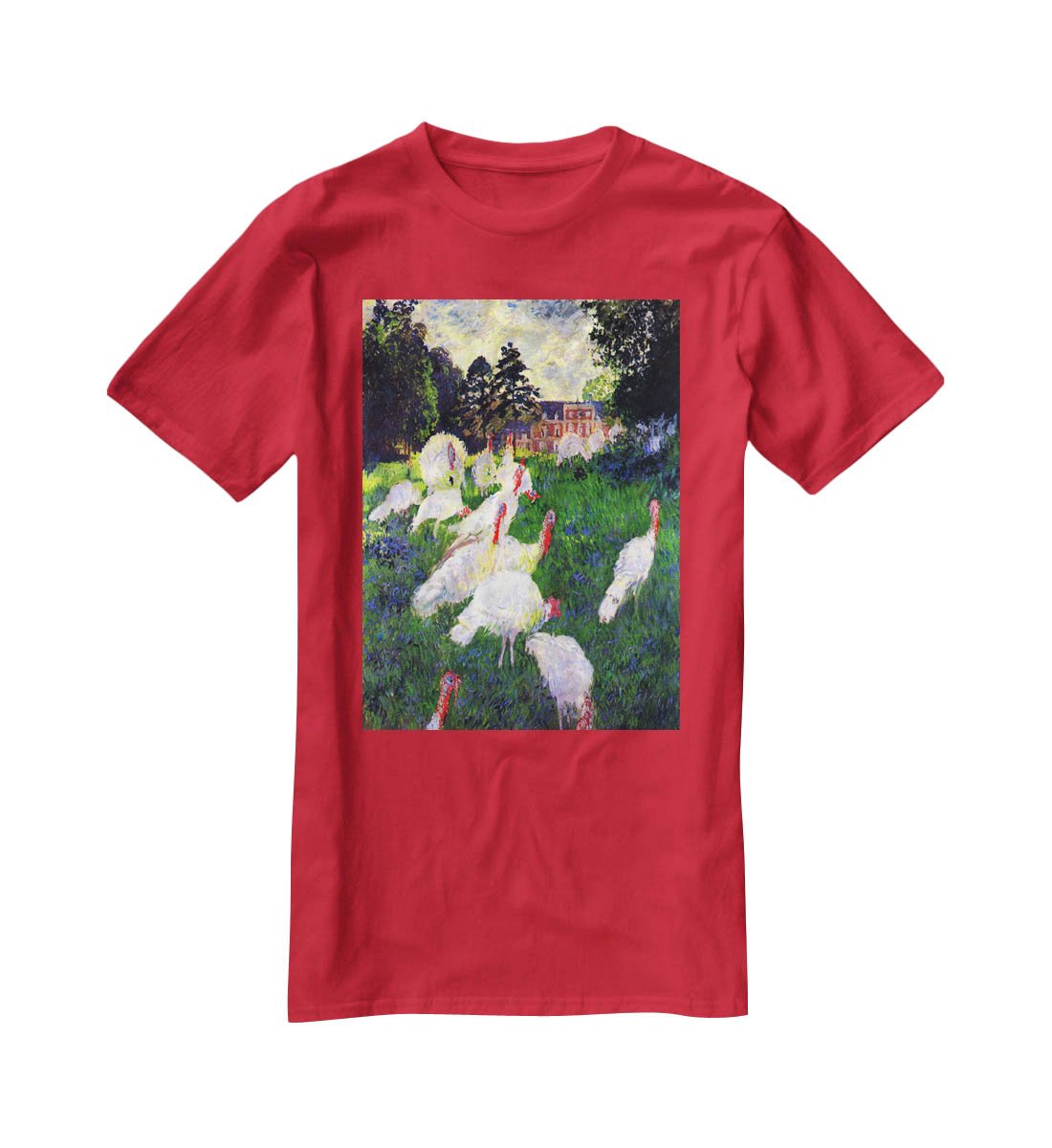 The Gobbler by Monet T-Shirt - Canvas Art Rocks - 4