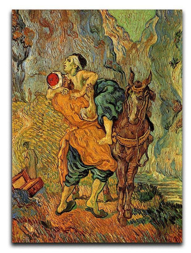 The Good Samaritan after Delacroix by Van Gogh Canvas Print & Poster  - Canvas Art Rocks - 1