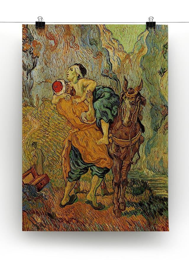 The Good Samaritan after Delacroix by Van Gogh Canvas Print & Poster - Canvas Art Rocks - 2