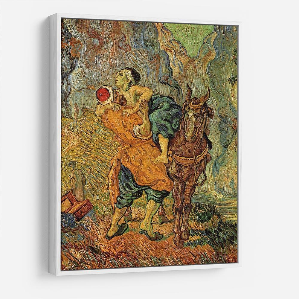 The Good Samaritan after Delacroix by Van Gogh HD Metal Print