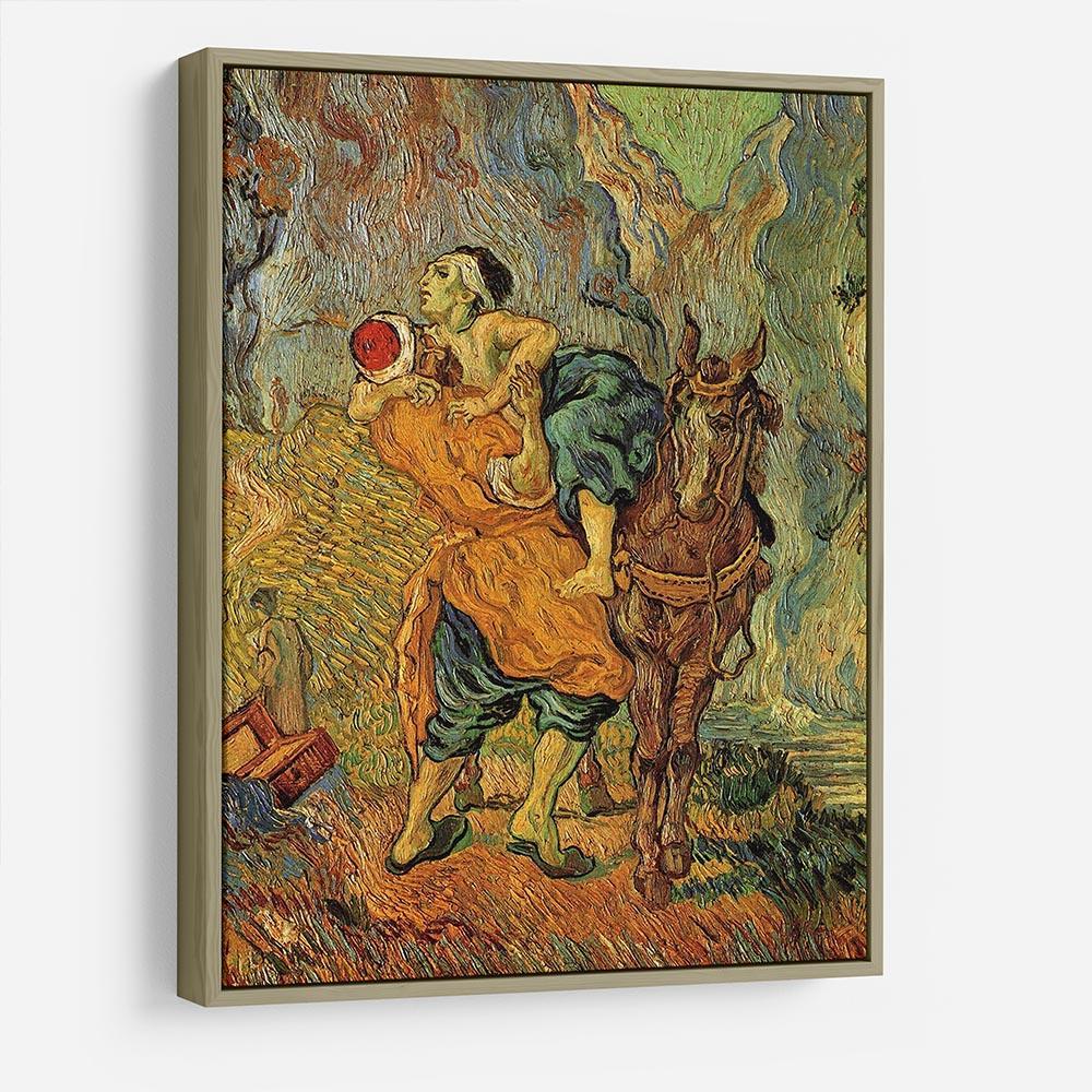 The Good Samaritan after Delacroix by Van Gogh HD Metal Print