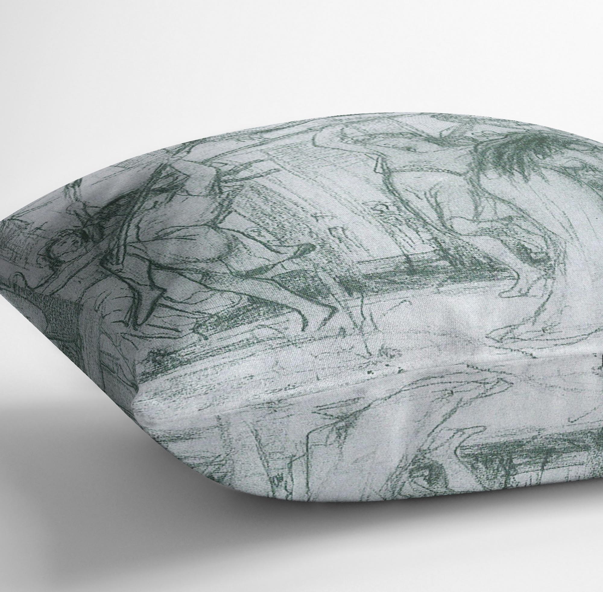 The Grape Harvest Festival sketch by Alma Tadema Cushion - Canvas Art Rocks - 3