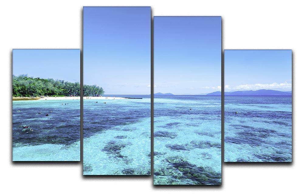 The Great Barrier Reef 4 Split Panel Canvas  - Canvas Art Rocks - 1