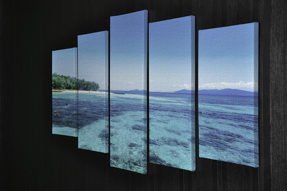 The Great Barrier Reef 5 Split Panel Canvas  - Canvas Art Rocks - 2