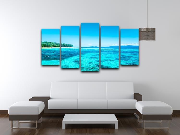 The Great Barrier Reef 5 Split Panel Canvas  - Canvas Art Rocks - 3