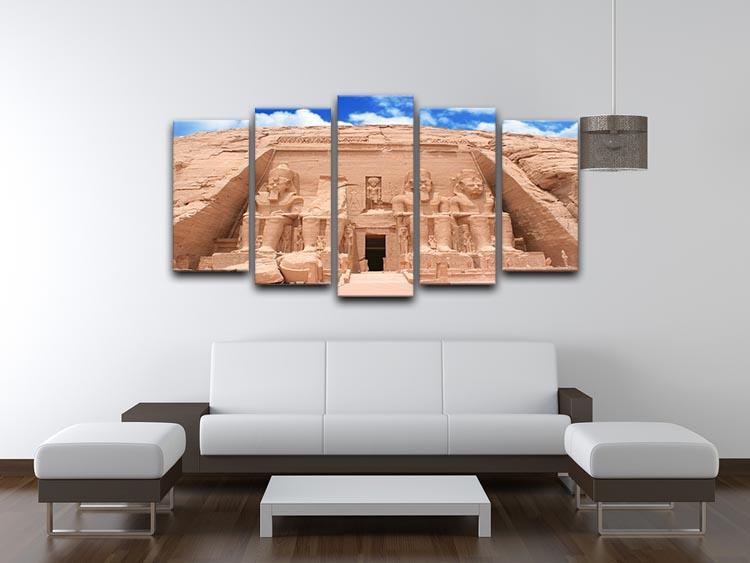 The Great Temple at Abu Simbel 5 Split Panel Canvas  - Canvas Art Rocks - 3