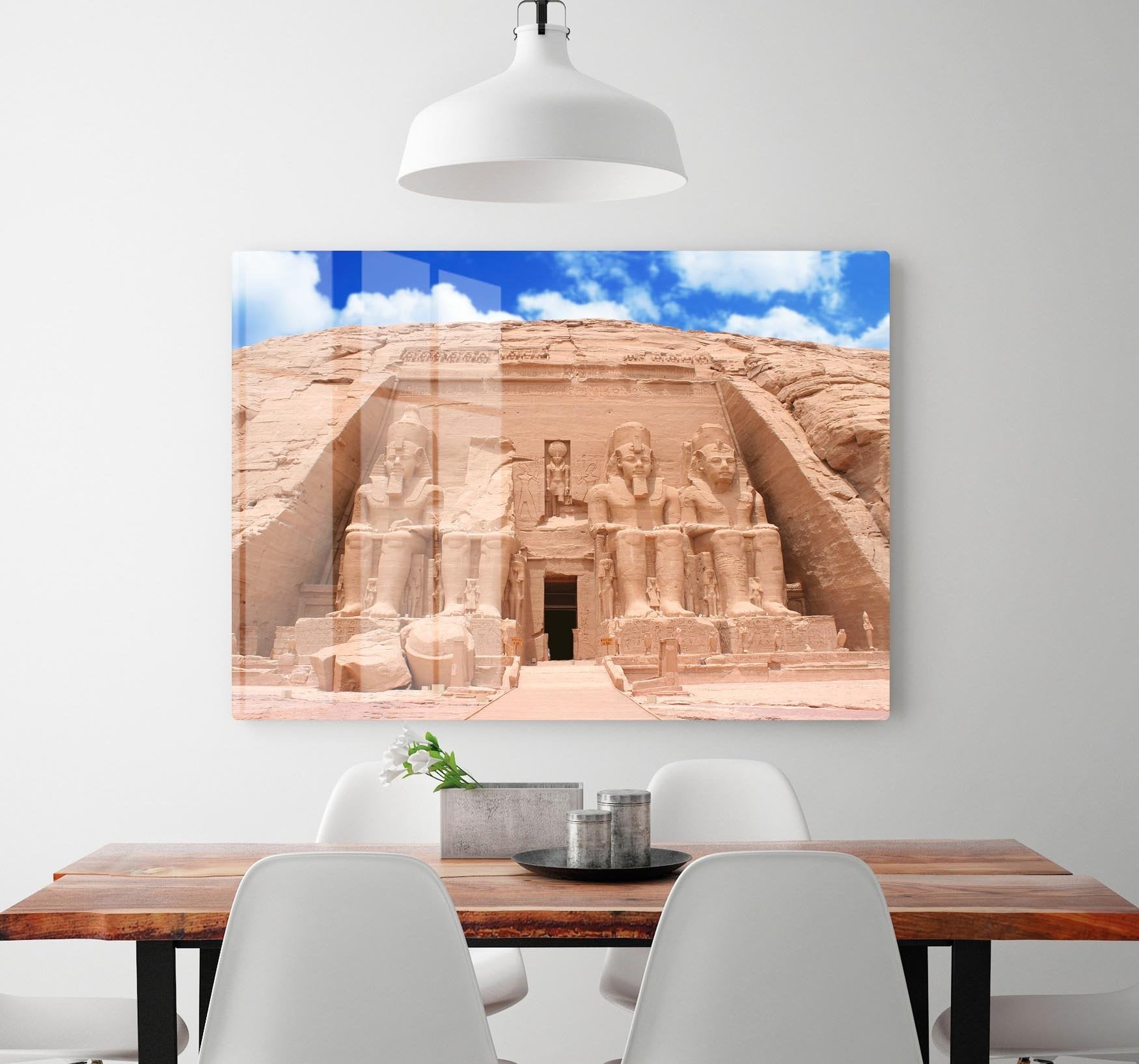 The Great Temple at Abu Simbel HD Metal Print
