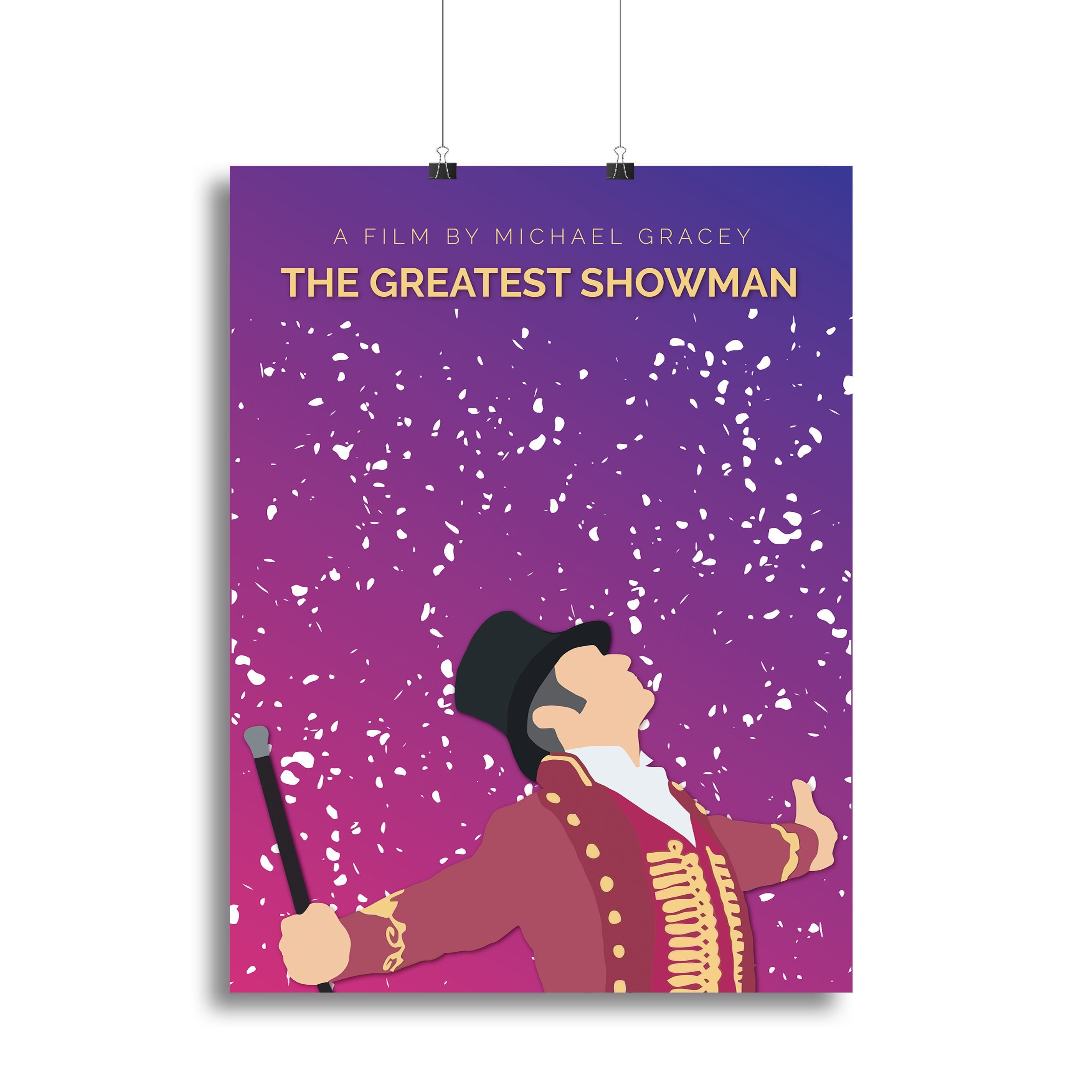 The Greatest Showman Minimal Movie Canvas Print or Poster