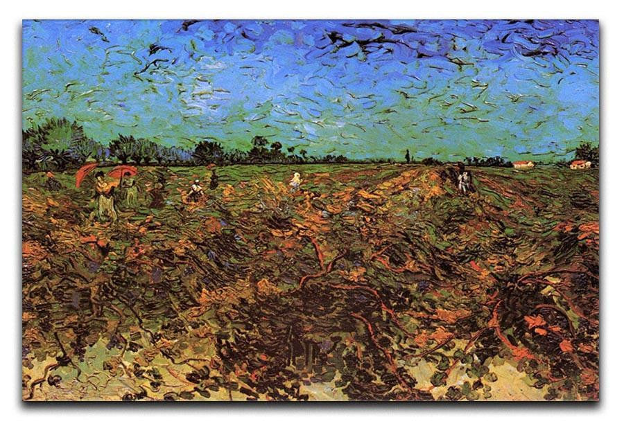 The Green Vineyard by Van Gogh Canvas Print & Poster  - Canvas Art Rocks - 1