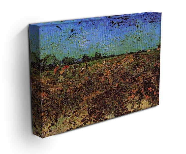 The Green Vineyard by Van Gogh Canvas Print & Poster - Canvas Art Rocks - 3