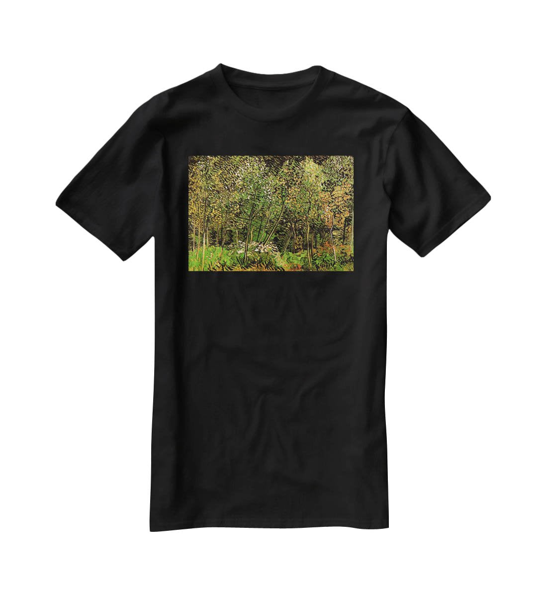 The Grove by Van Gogh T-Shirt - Canvas Art Rocks - 1