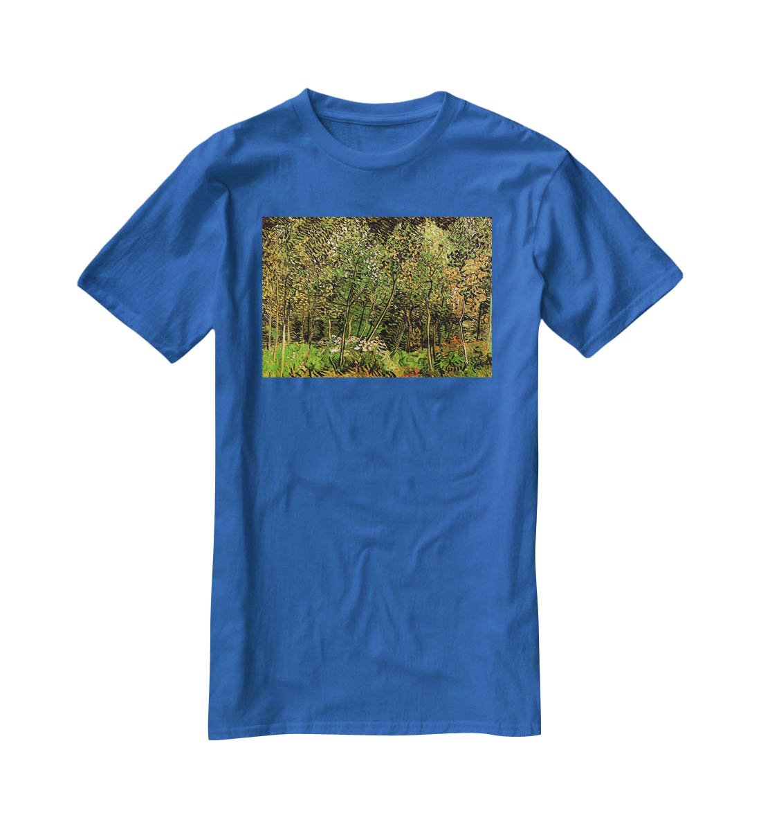 The Grove by Van Gogh T-Shirt - Canvas Art Rocks - 2