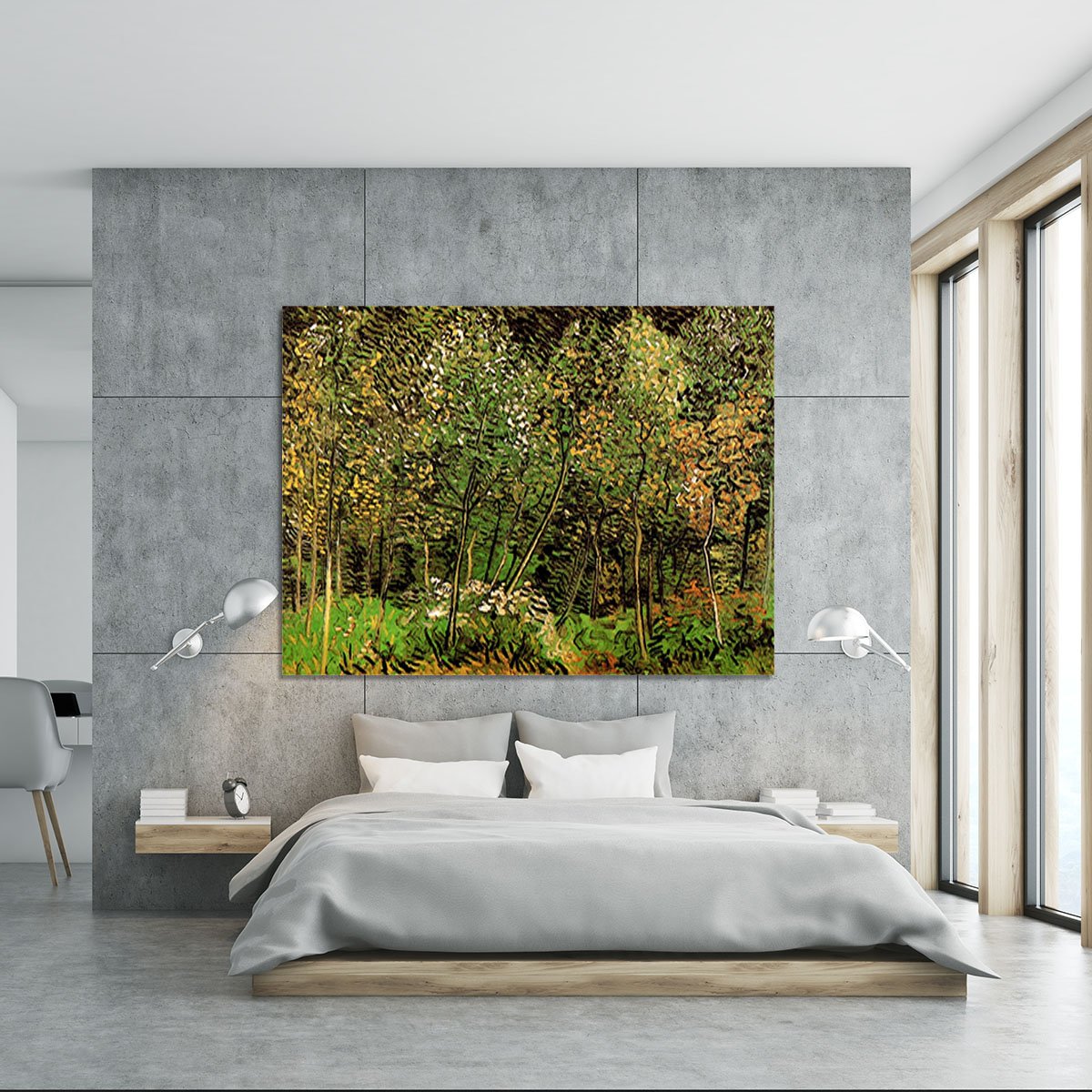 The Grove by Van Gogh Canvas Print or Poster