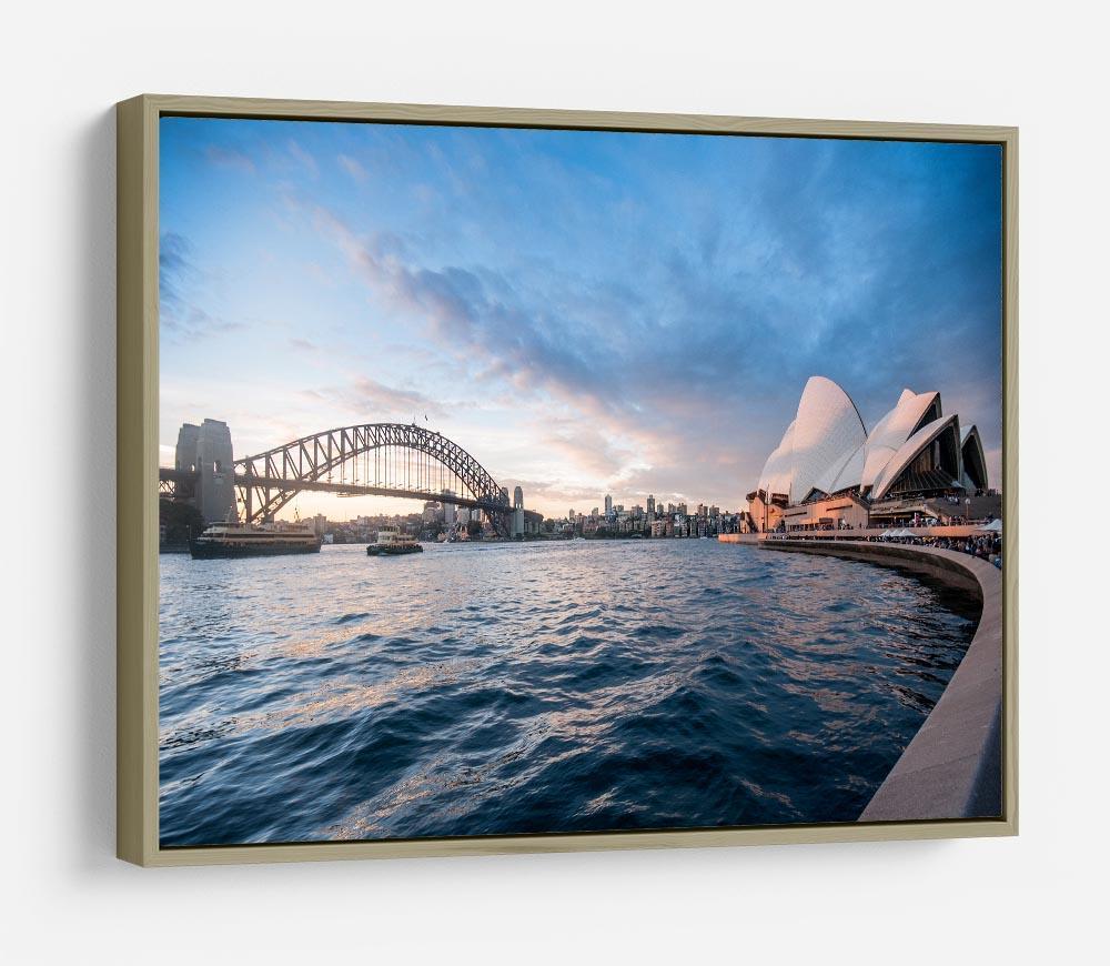 The Harbour Bridge HD Metal Print