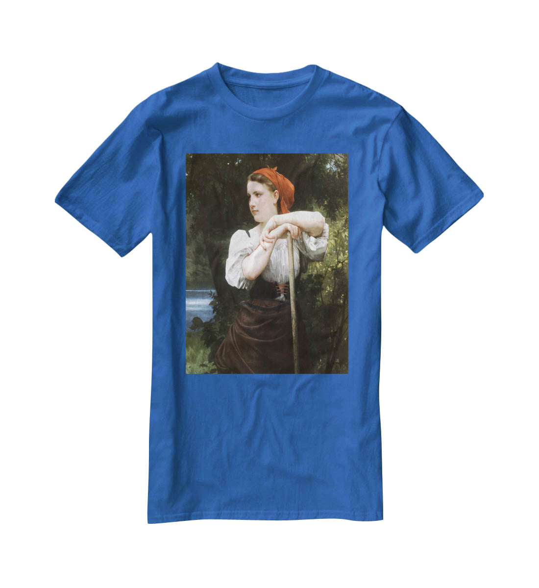 The Haymaker By Bouguereau T-Shirt - Canvas Art Rocks - 2