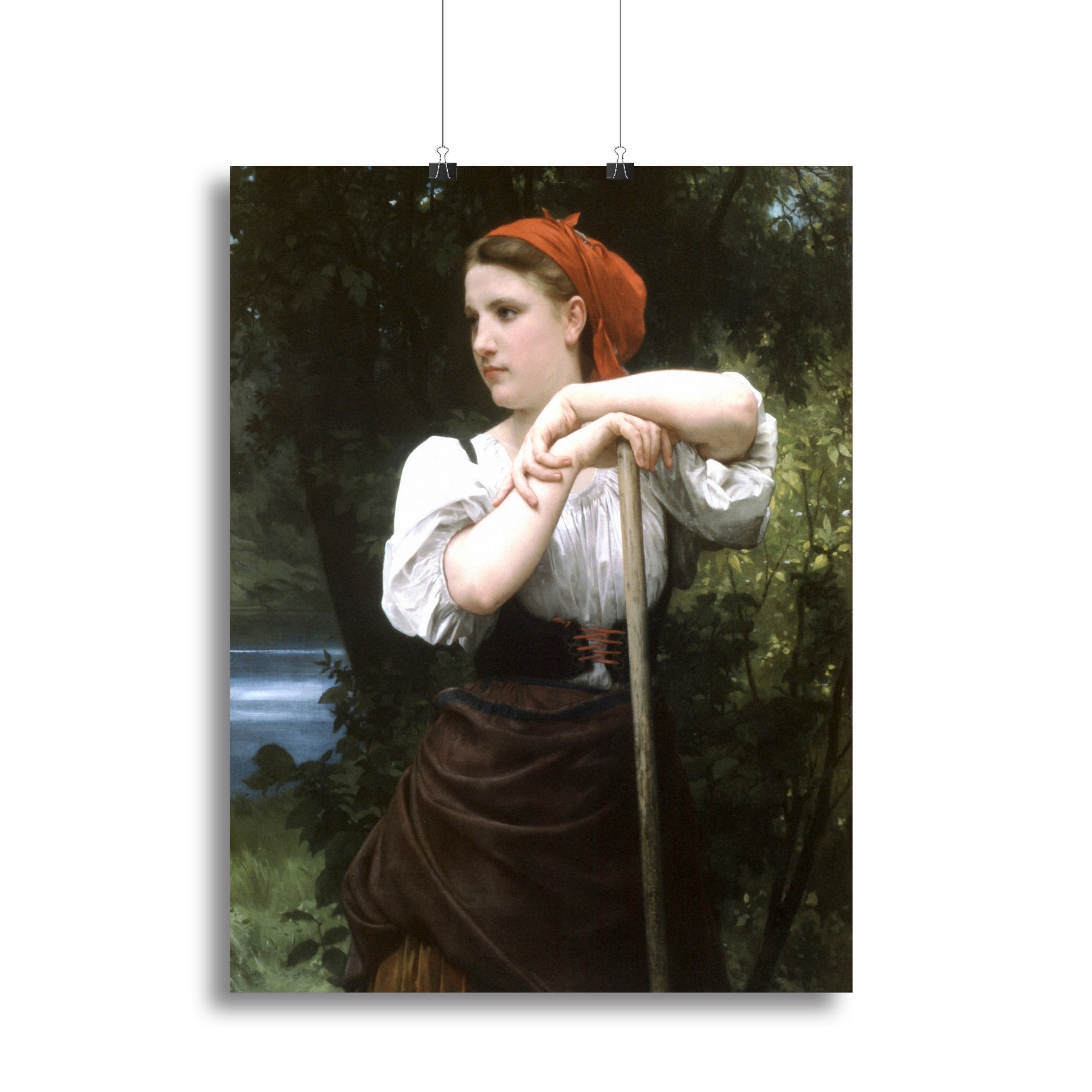 The Haymaker By Bouguereau Canvas Print or Poster