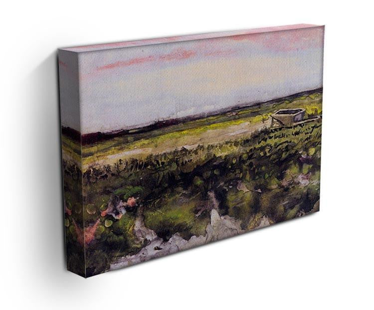 The Heath with a Wheelbarrow by Van Gogh Canvas Print & Poster - Canvas Art Rocks - 3