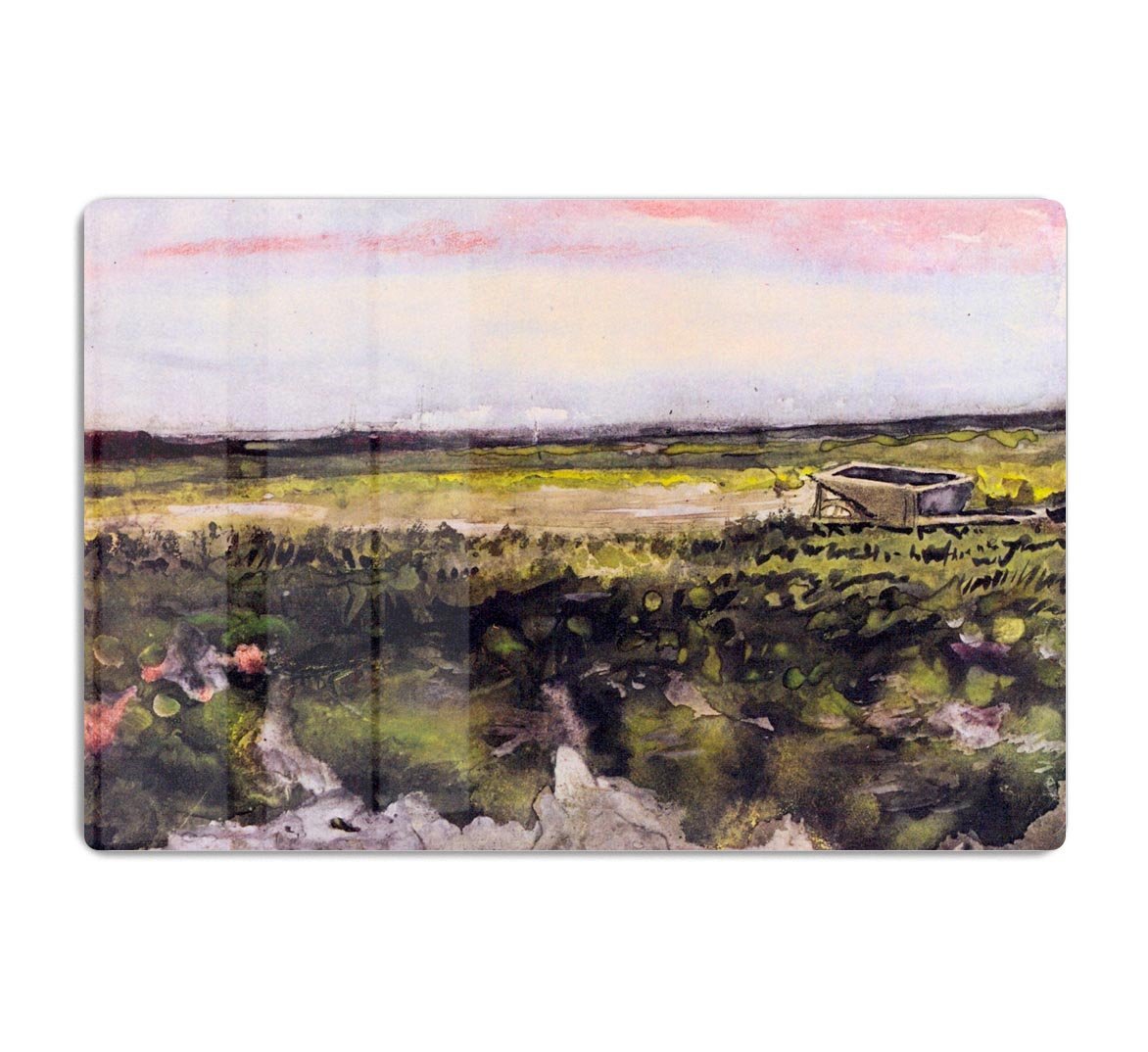 The Heath with a Wheelbarrow by Van Gogh HD Metal Print