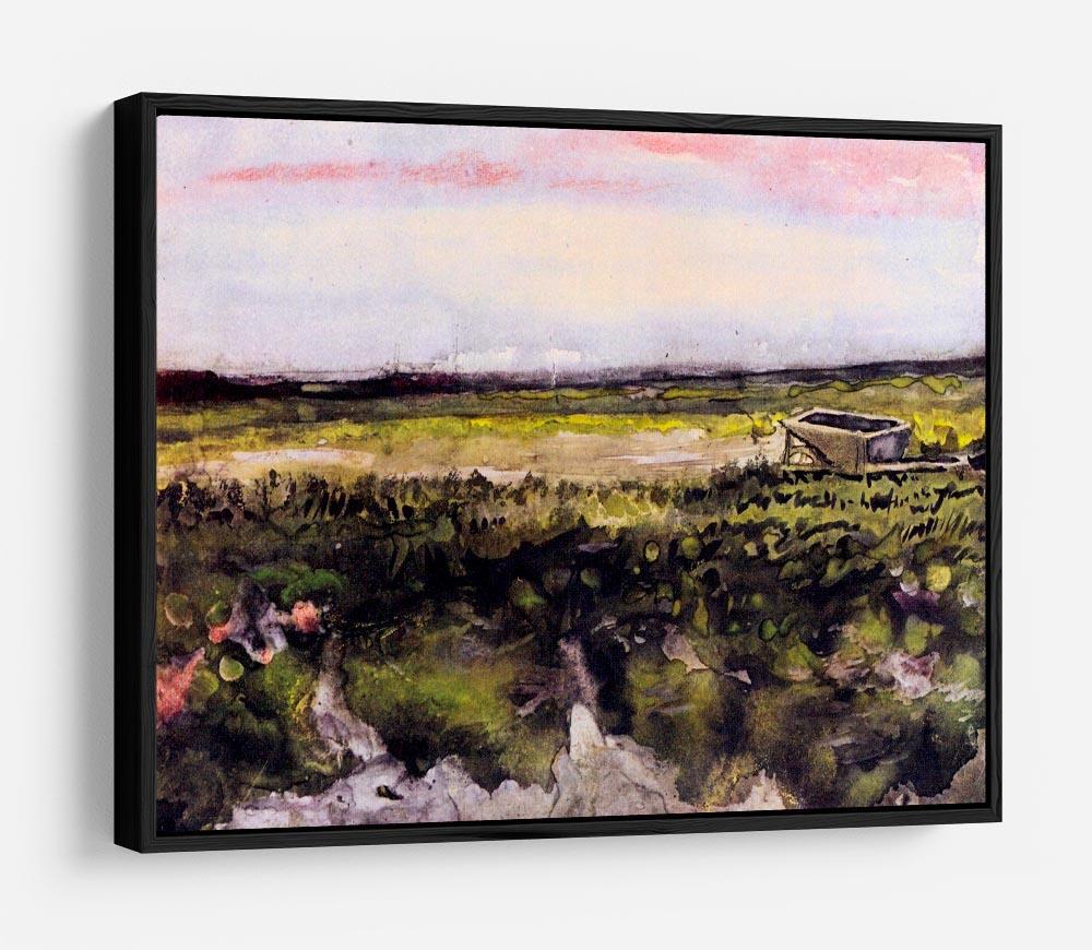 The Heath with a Wheelbarrow by Van Gogh HD Metal Print
