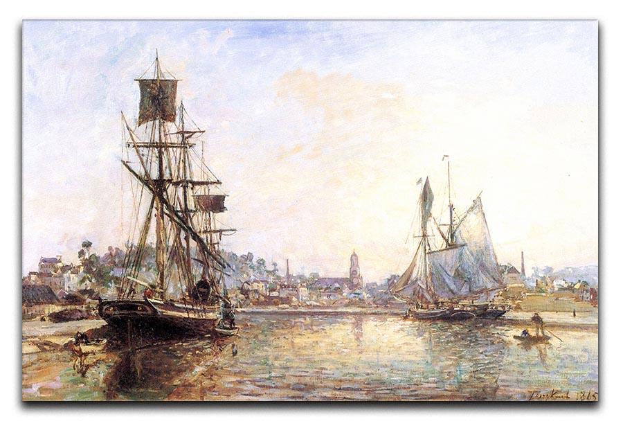 The Honfleur Port 2 by Monet Canvas Print & Poster  - Canvas Art Rocks - 1