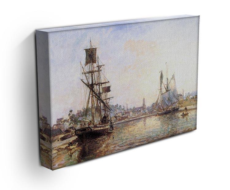 The Honfleur Port 2 by Monet Canvas Print & Poster - Canvas Art Rocks - 3