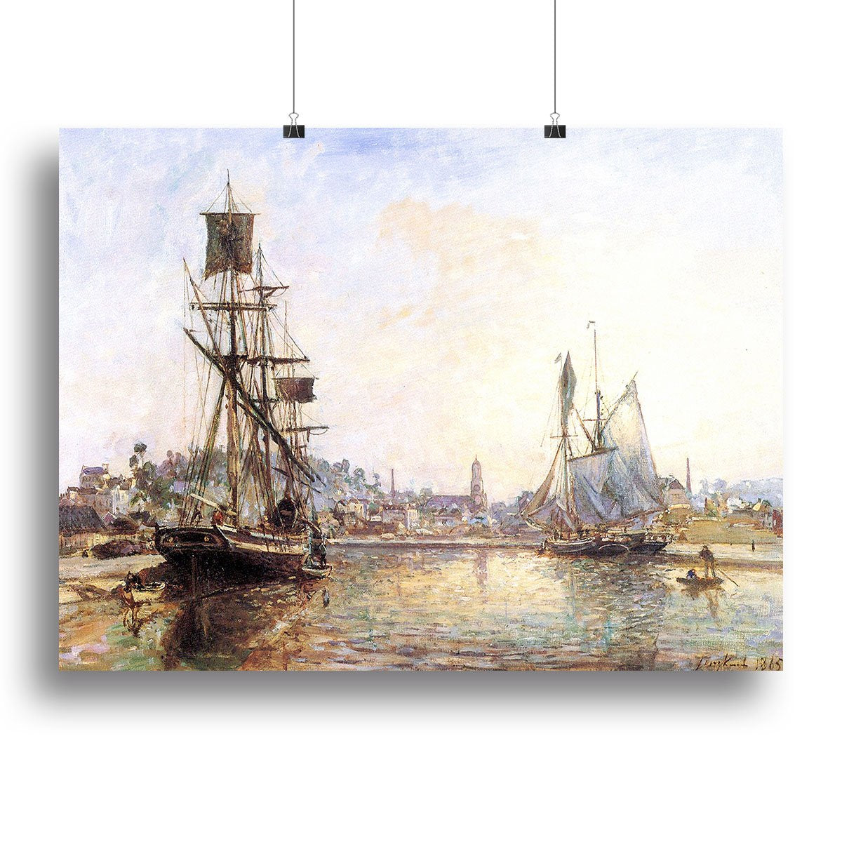 The Honfleur Port 2 by Monet Canvas Print or Poster