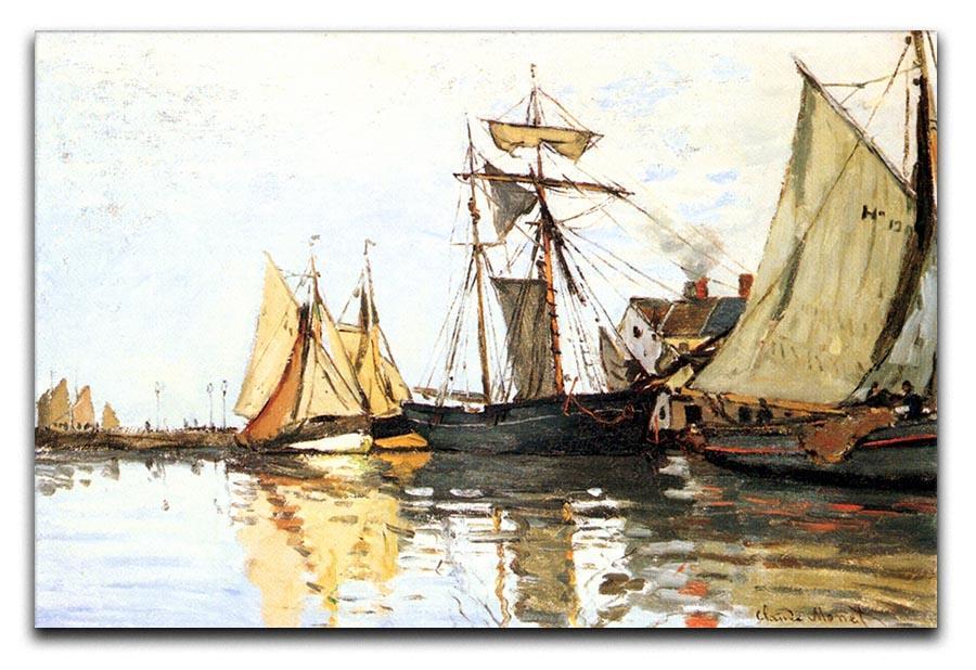 The Honfleur Port by Monet Canvas Print & Poster  - Canvas Art Rocks - 1
