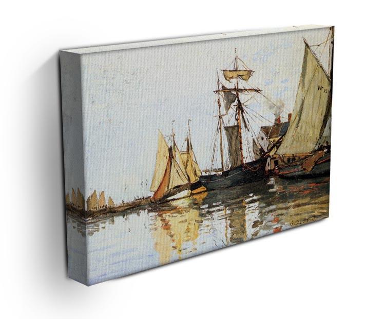 The Honfleur Port by Monet Canvas Print & Poster - Canvas Art Rocks - 3