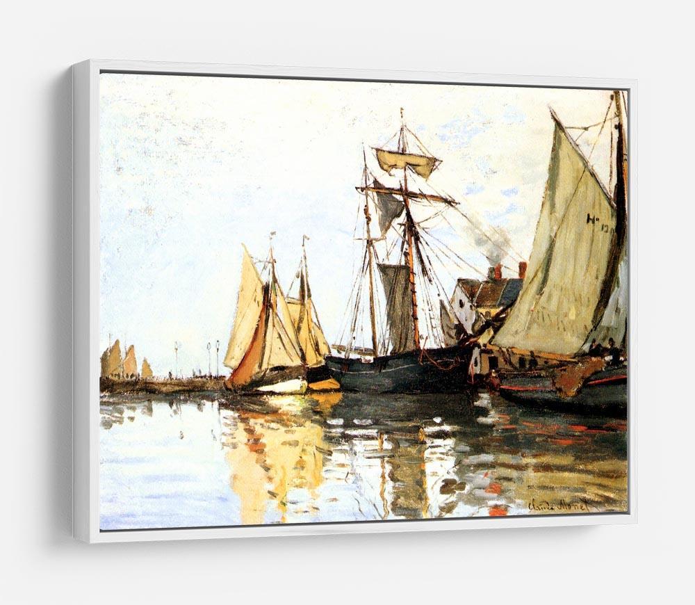 The Honfleur Port by Monet HD Metal Print