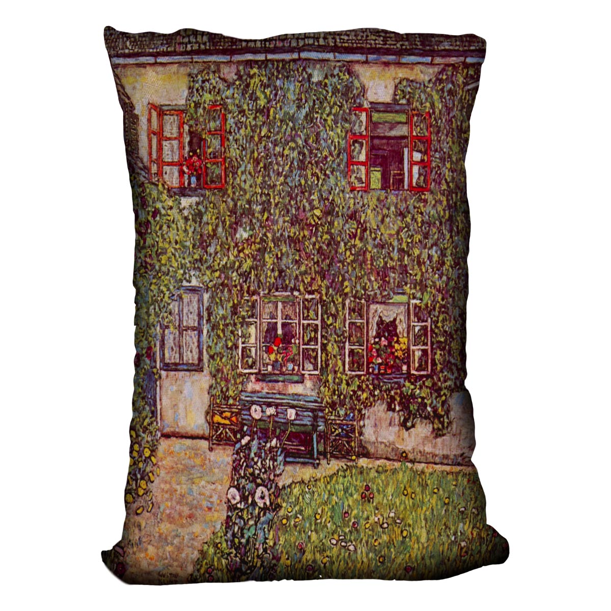 The House of Guard by Klimt Cushion