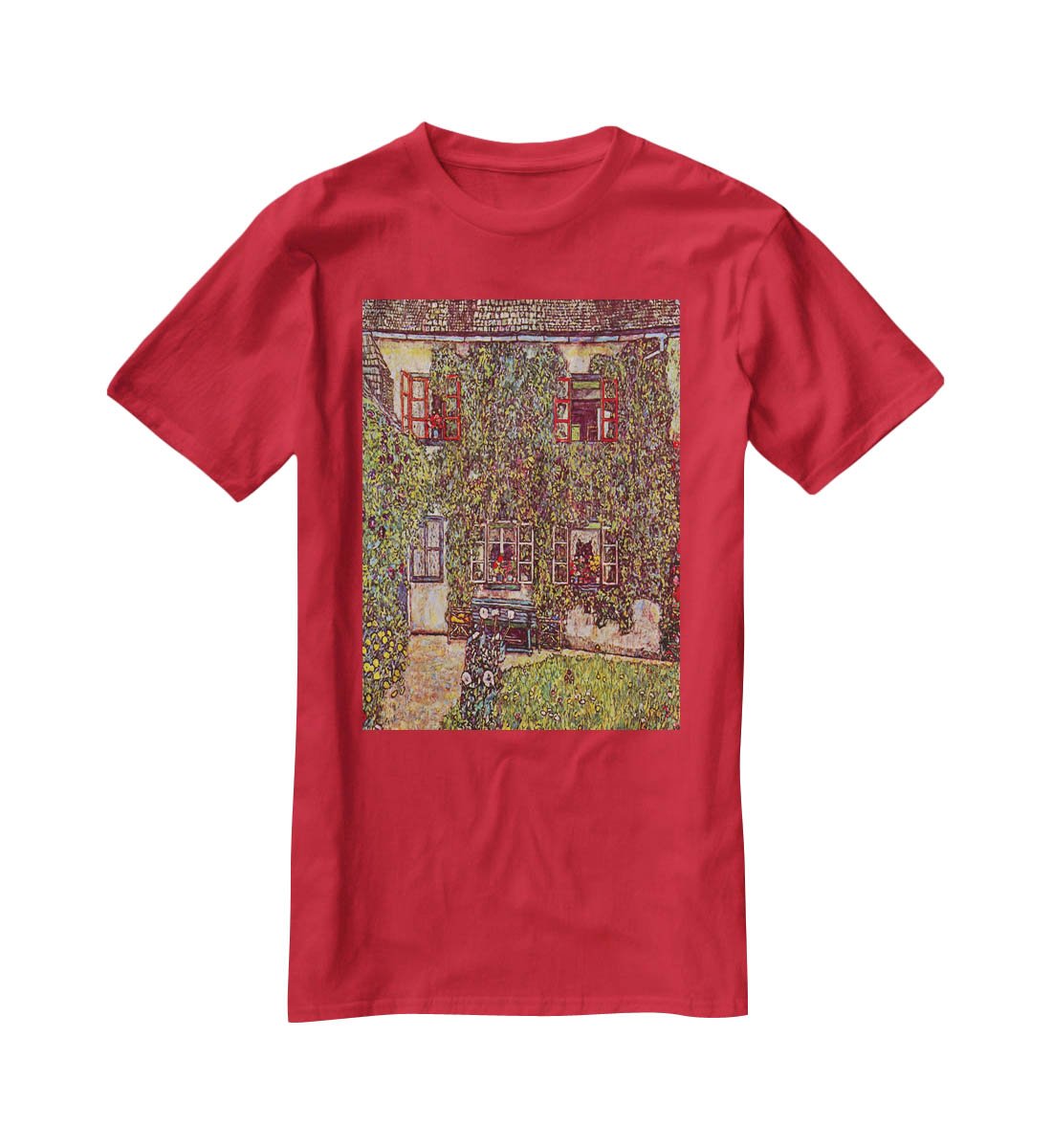 The House of Guard by Klimt T-Shirt - Canvas Art Rocks - 4