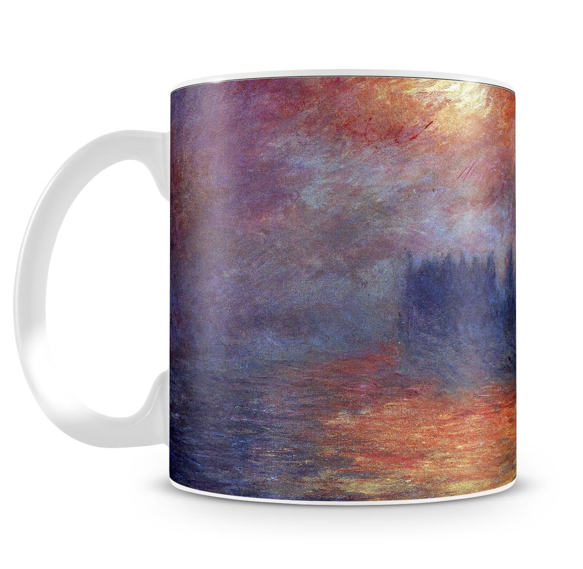 The Houses of Parliament Sunset by Monet Mug - Canvas Art Rocks - 4