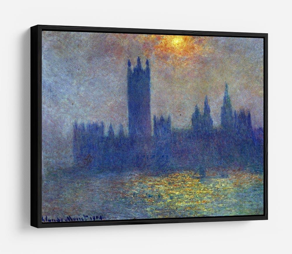 The Houses of Parliament sunlight in the fog by Monet HD Metal Print