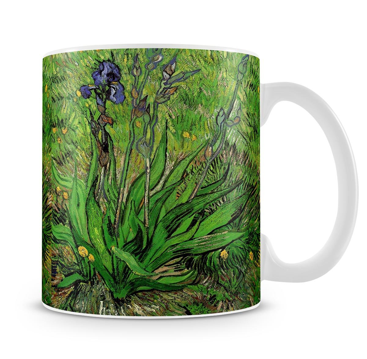 The Iris by Van Gogh Mug - Canvas Art Rocks - 4
