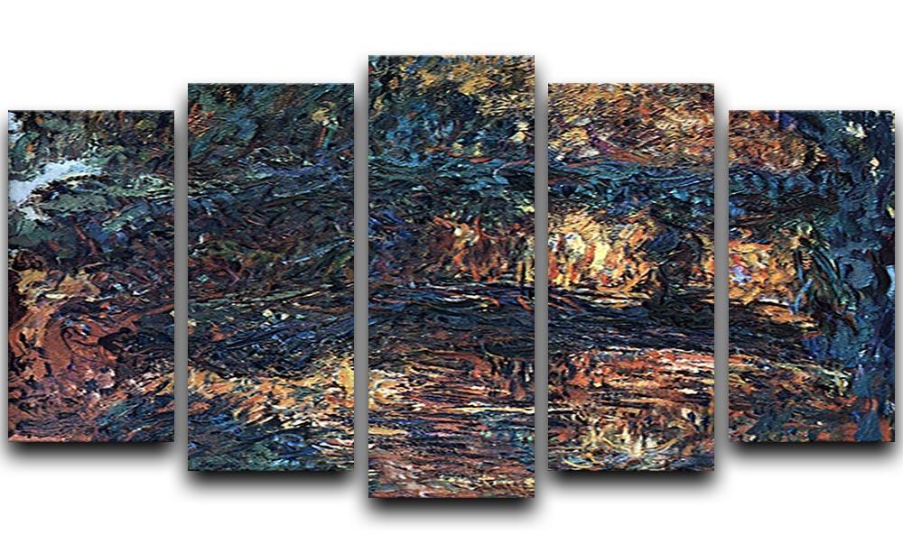 The Japanese Bridge 2 5 Split Panel Canvas  - Canvas Art Rocks - 1