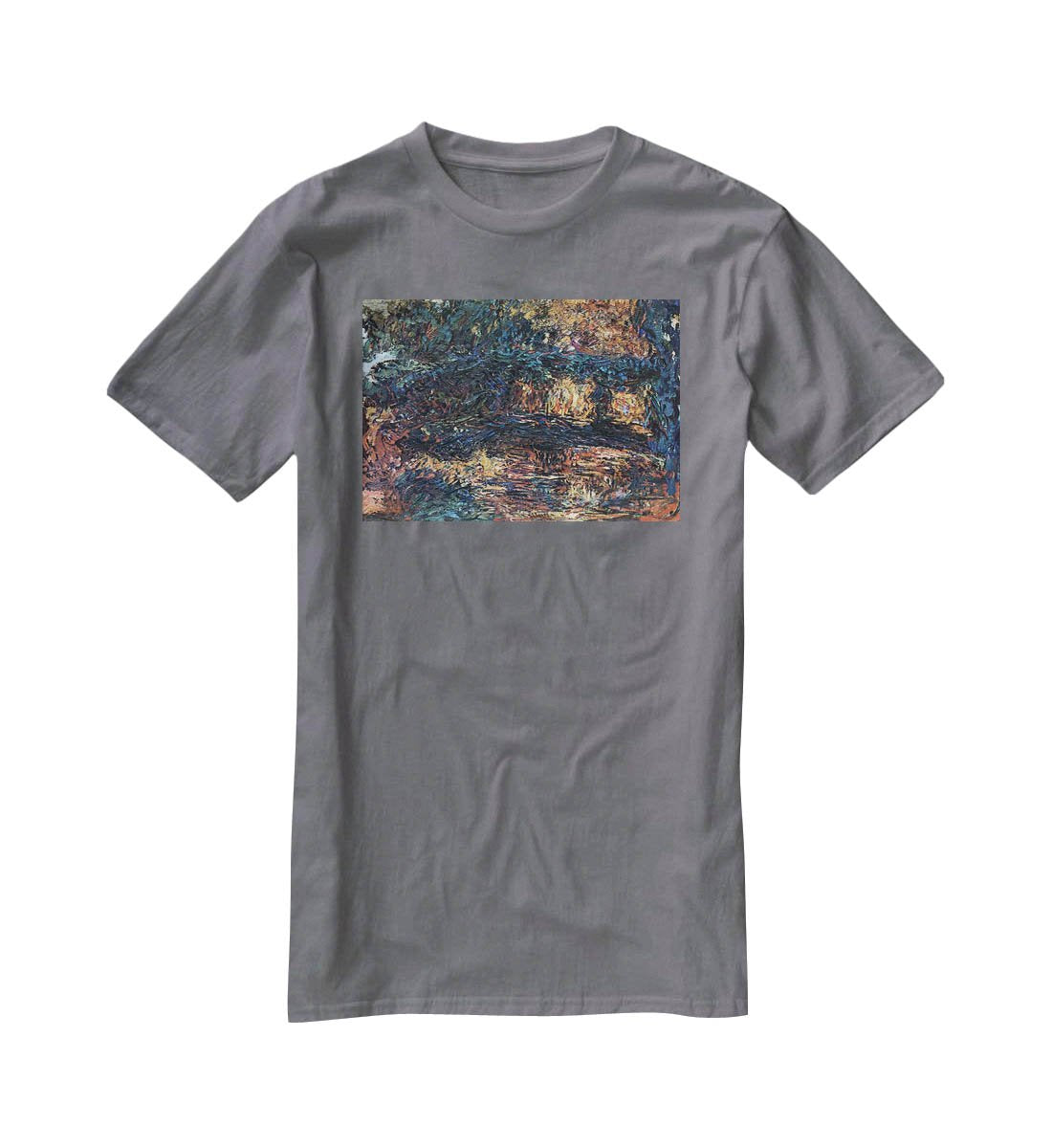 The Japanese Bridge 2 T-Shirt - Canvas Art Rocks - 3