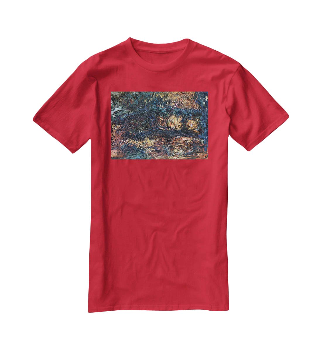 The Japanese Bridge 2 T-Shirt - Canvas Art Rocks - 4