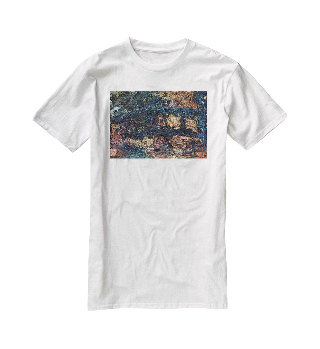 The Japanese Bridge 2 T-Shirt - Canvas Art Rocks - 5