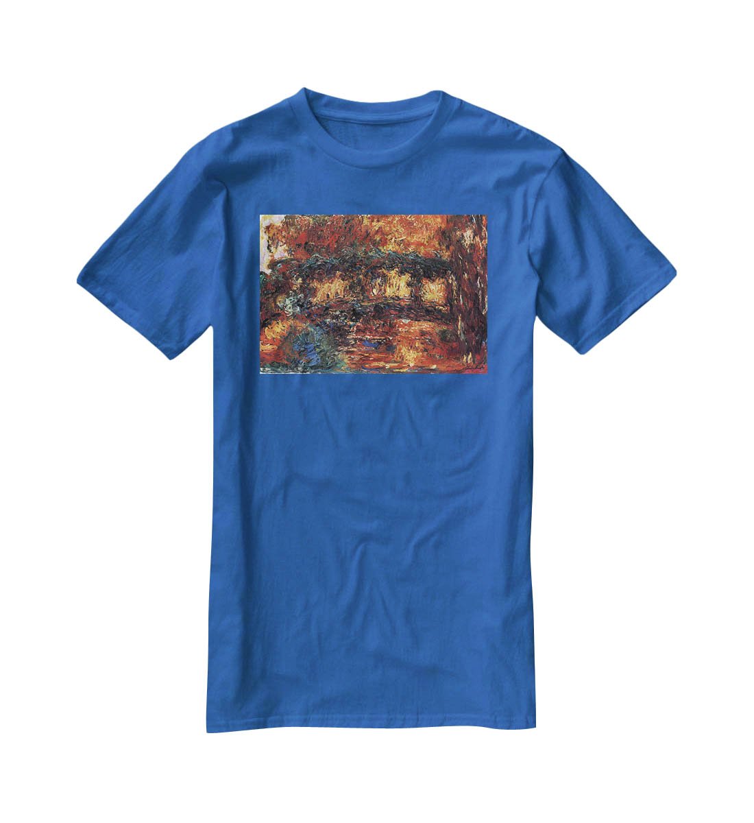 The Japanese Bridge 2 by Monet T-Shirt - Canvas Art Rocks - 2