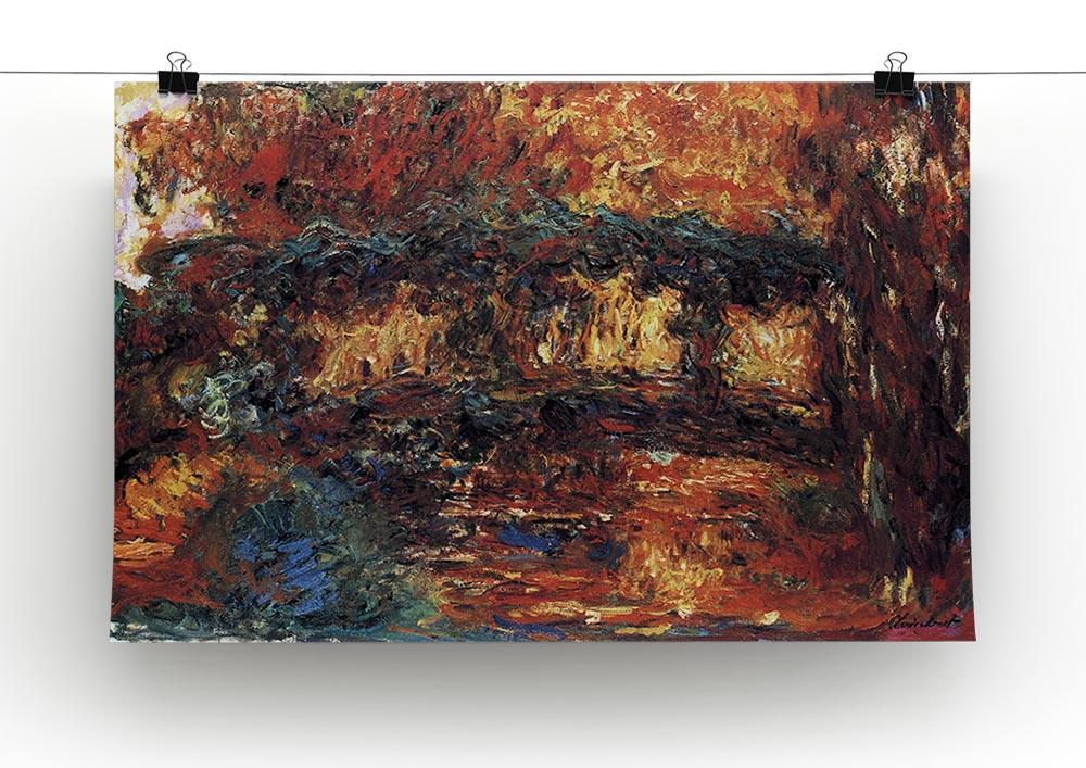 The Japanese Bridge 2 by Monet Canvas Print & Poster - Canvas Art Rocks - 2