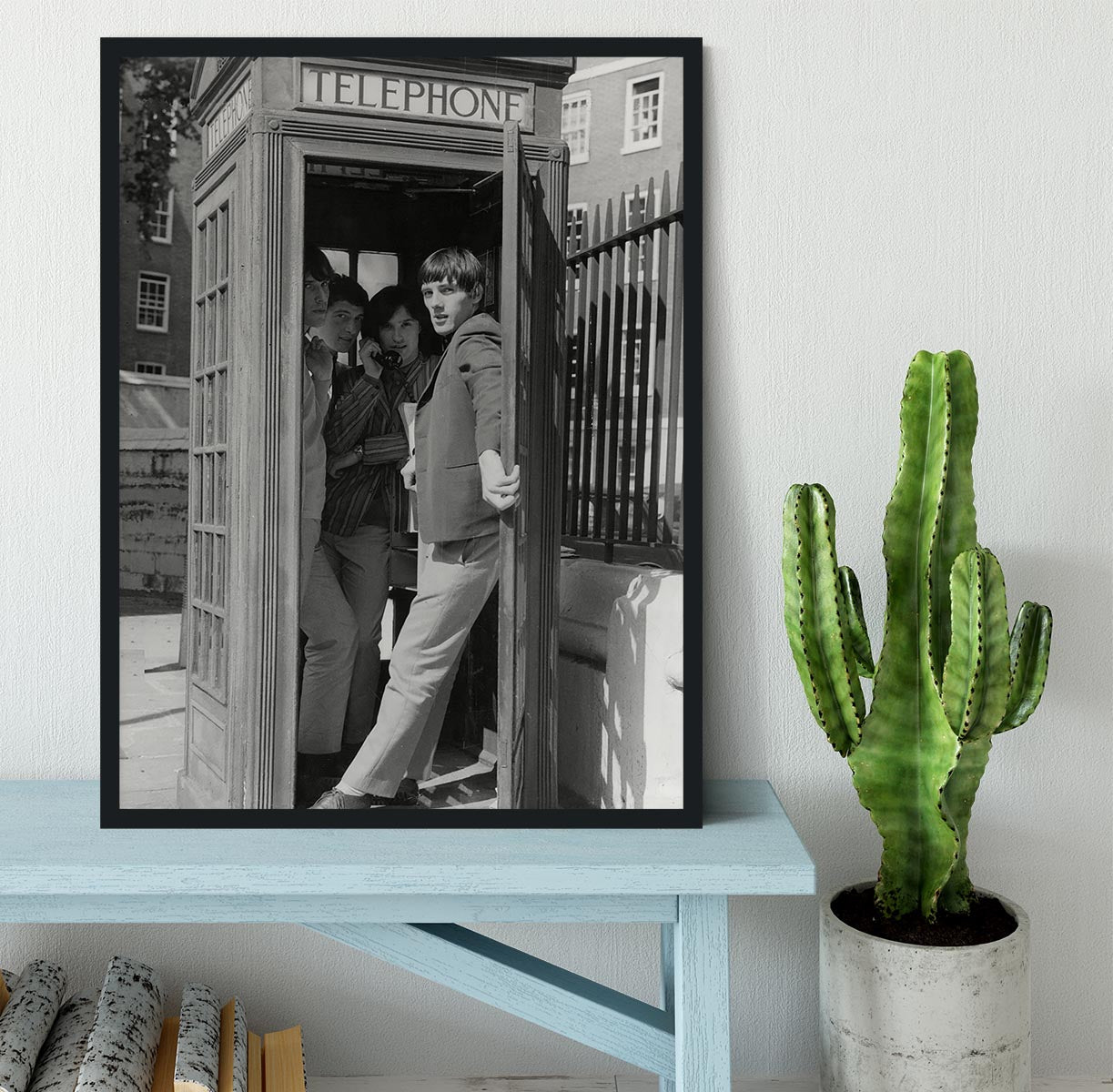 The Kinks calling Framed Print - Canvas Art Rocks - 2