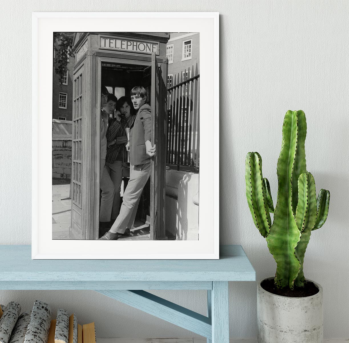 The Kinks calling Framed Print - Canvas Art Rocks - 5