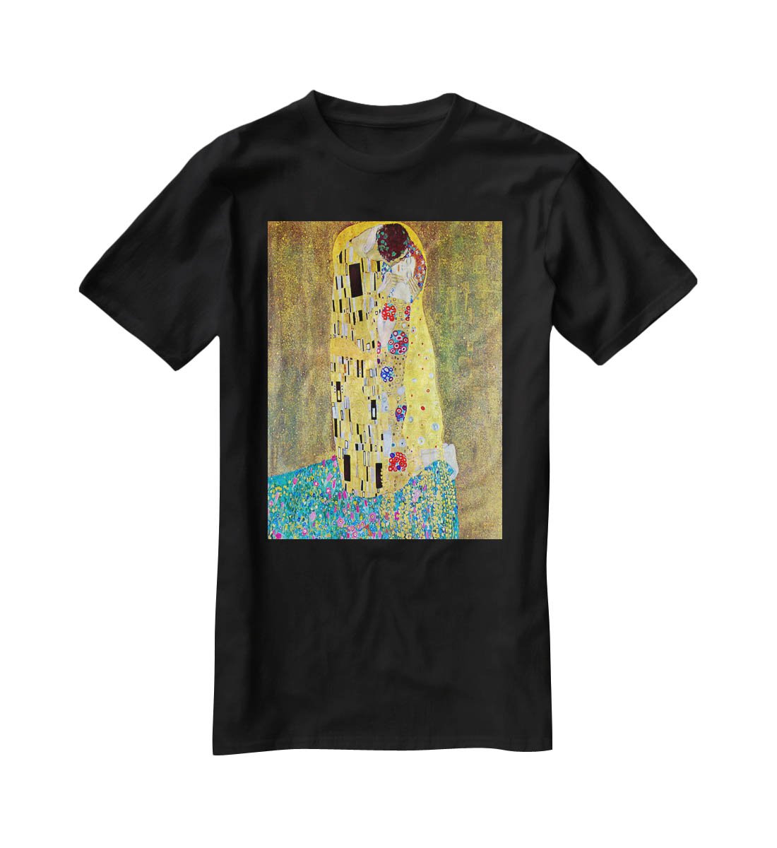 The Kiss 2 by Klimt T-Shirt - Canvas Art Rocks - 1