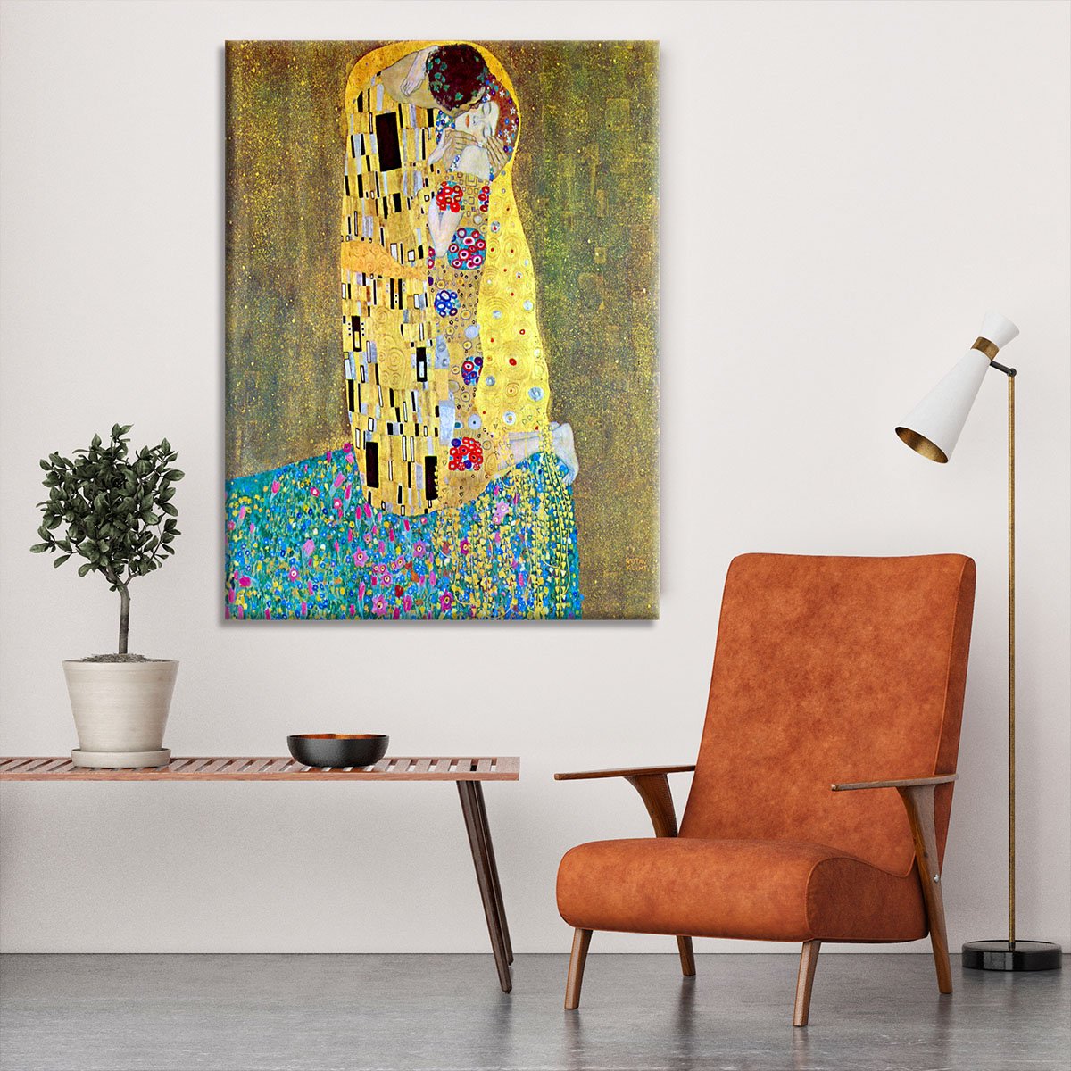 The Kiss 2 by Klimt Canvas Print or Poster