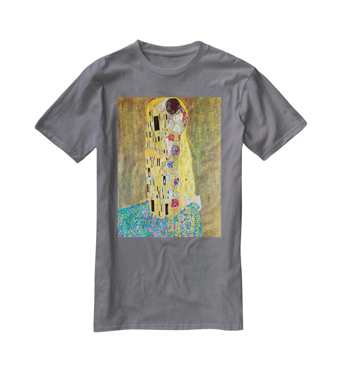 The Kiss 2 by Klimt T-Shirt - Canvas Art Rocks - 3